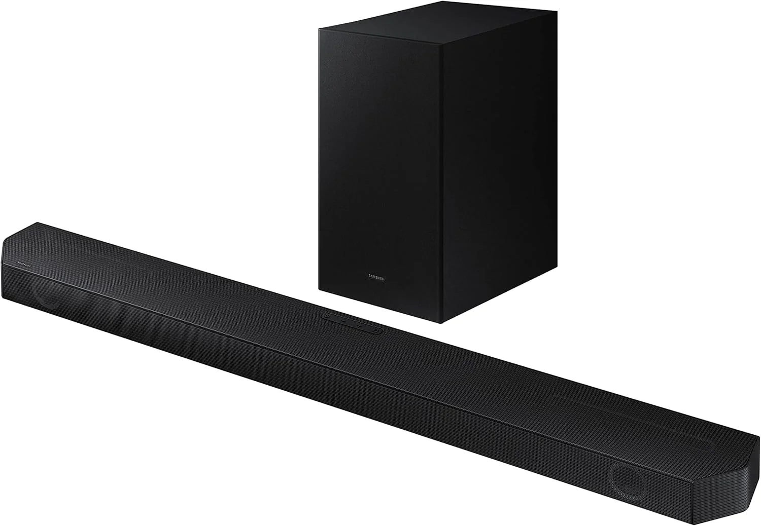 اسپیکر ساندبار سامسونگ 2022 - 3.1.2 کاناله Dolby Atmos DTS:X با ساب ووفر بی سیم و بلندگوی مرکزی داخلی به همراه کیت نصب دیواری - مدل HW-Q600B - نسخه بین المللی