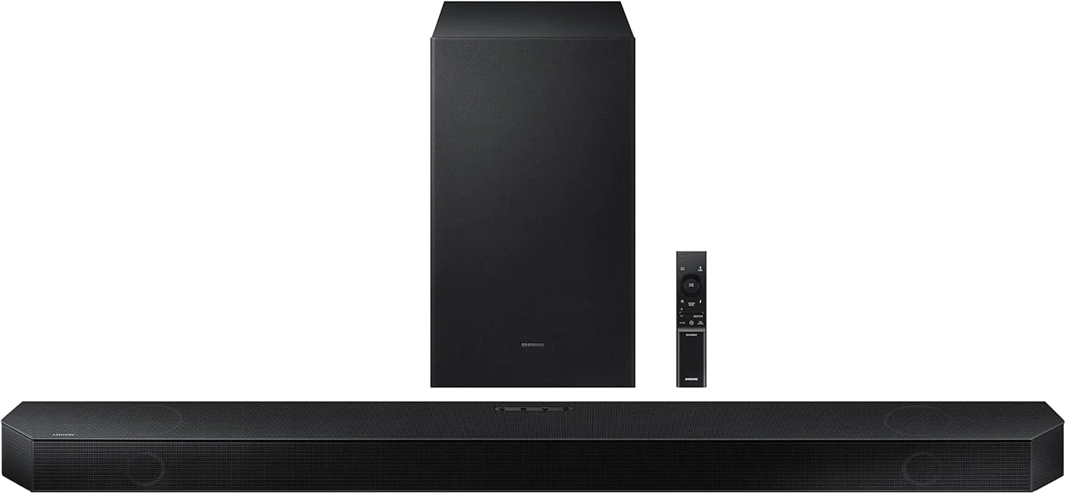 ساندبار بی سیم 3.1.2 کاناله سامسونگ با Dolby Atmos/Dts:X، دارای 2 بلندگوی رو به بالا و ساب ووفر داخلی، اتصال بلوتوث - HW-Q700B