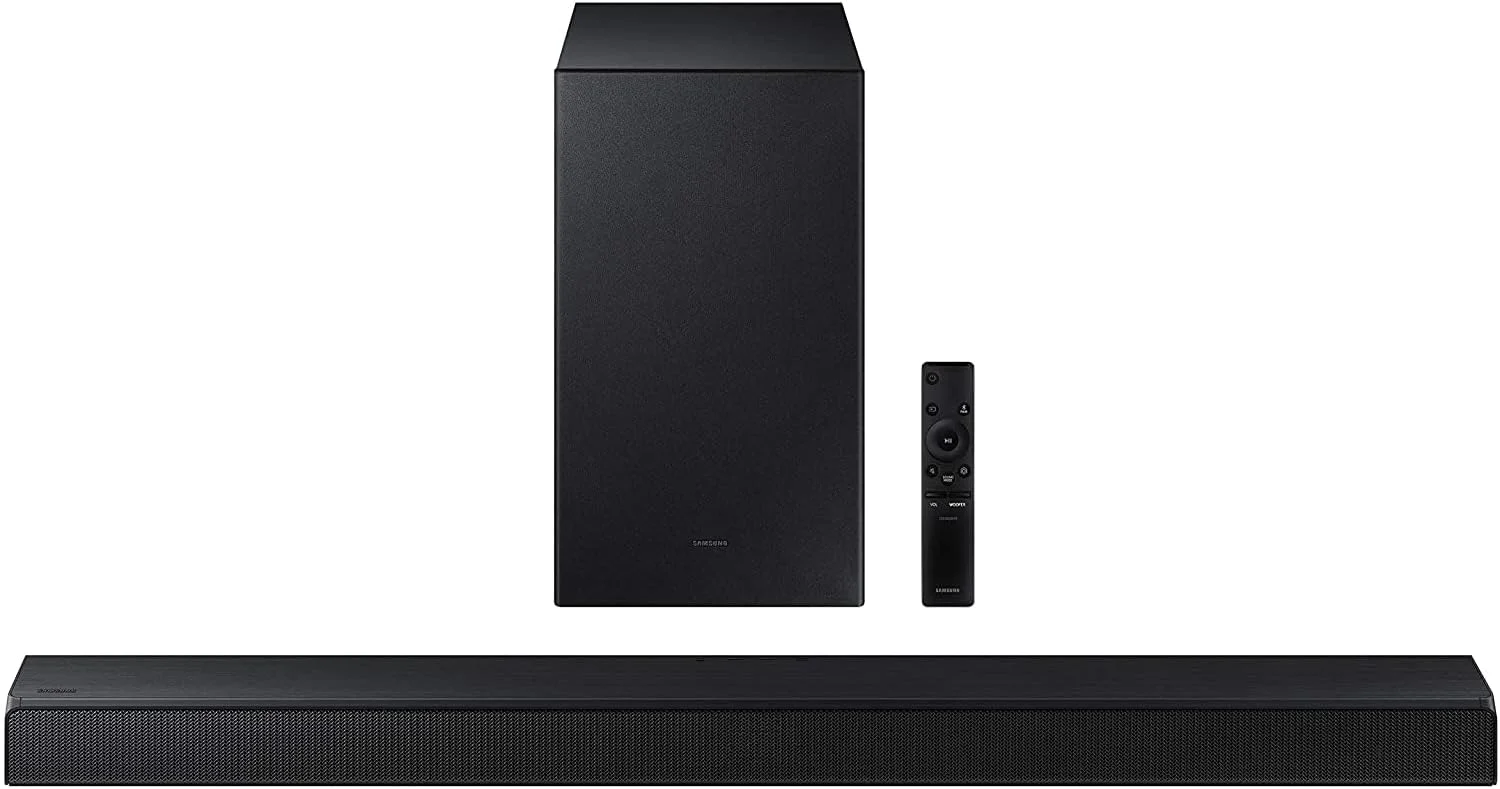 ساندبار 2.1 کاناله SAMSUNG (HW-A550) - Dolby 5.1/ DTS Virtual: X 2021 - نسخه بین المللی