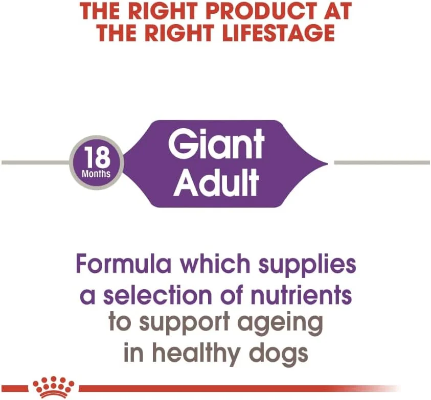 غذای خشک سگ بالغ نژاد خیلی بزرگ رویال کنین سایز هلث نوتریشن جاینت ادالت، 15 کیلوگرم