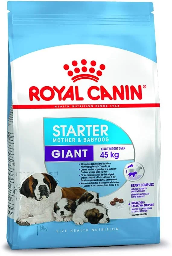 غذای خشک سگ مادر و توله رویال کنین جاینت استارتر، طعم گوشت، 1 کیلوگرم