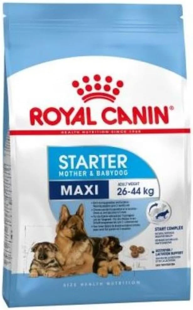 غذای خشک سگ مادر و توله نژاد بزرگ رویال کنین مدل Shn Maxi Starter وزن 15 کیلوگرم
