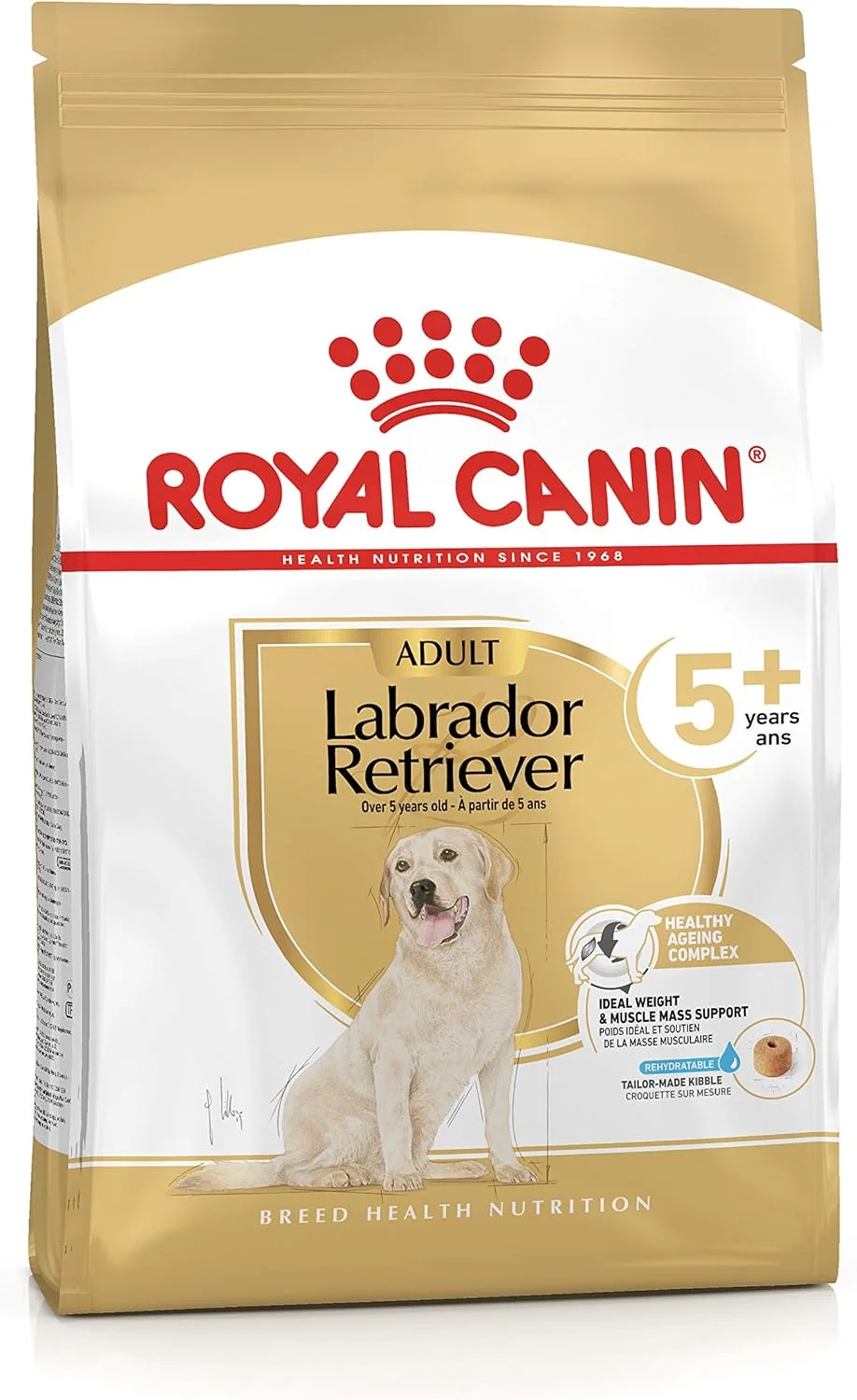 غذای خشک سگ نژاد لابرادور رتریور بالغ بالای 5 سال رویال کنین، 3000 گرم