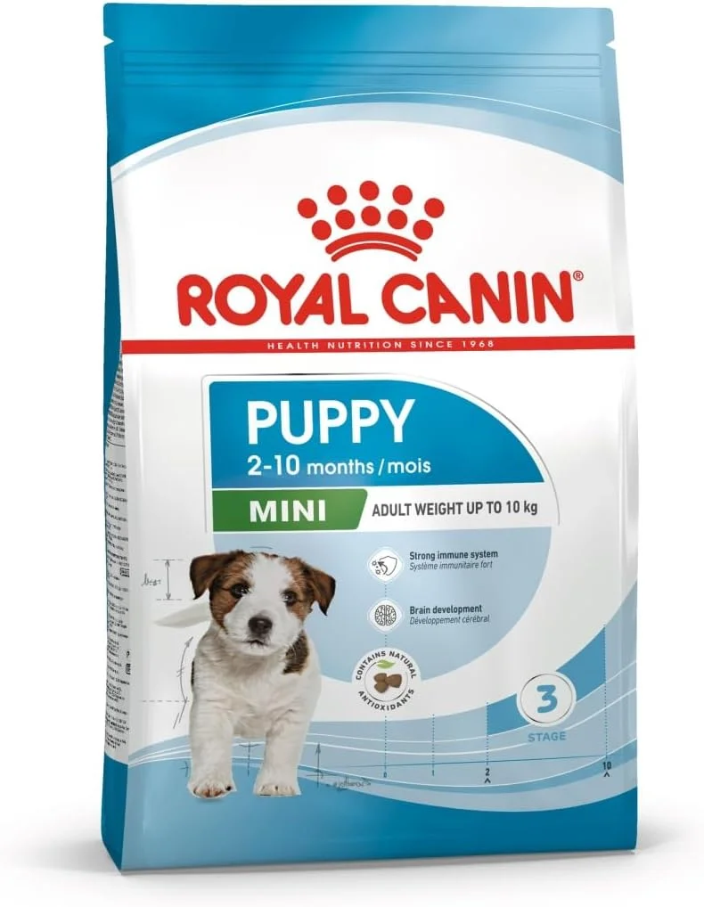 غذای خشک سگ رویال کنین سایز هلث نوتریشن مینی پاپی ۸ کیلوگرم