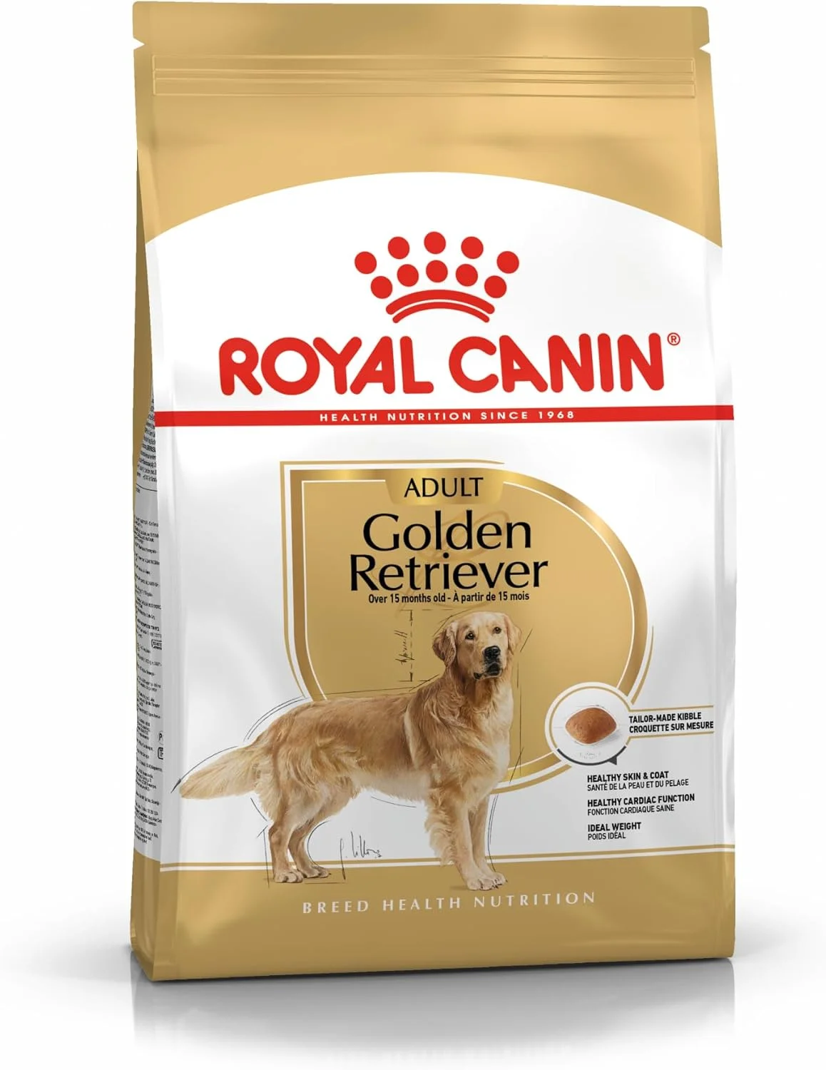 غذای خشک سگ بالغ نژاد گلدن رتریور رویال کنین BHN وزن 12 کیلوگرم