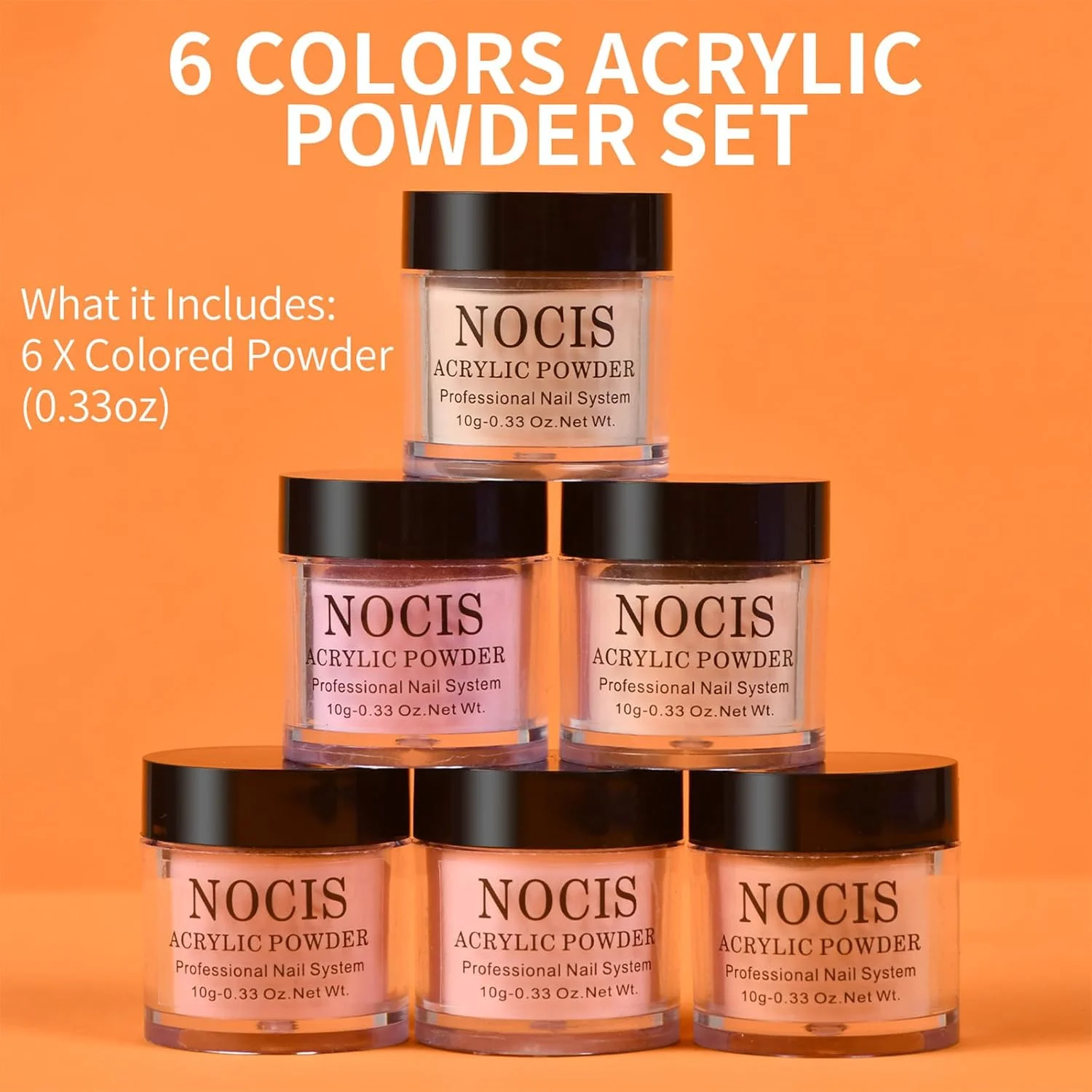 ست پودر کریستال ناخن، کیت اکریلیک با ماندگاری طولانی برای طراحی ناخن، مناسب برای کاشت، طراحی حرفه ای و استفاده شخصی