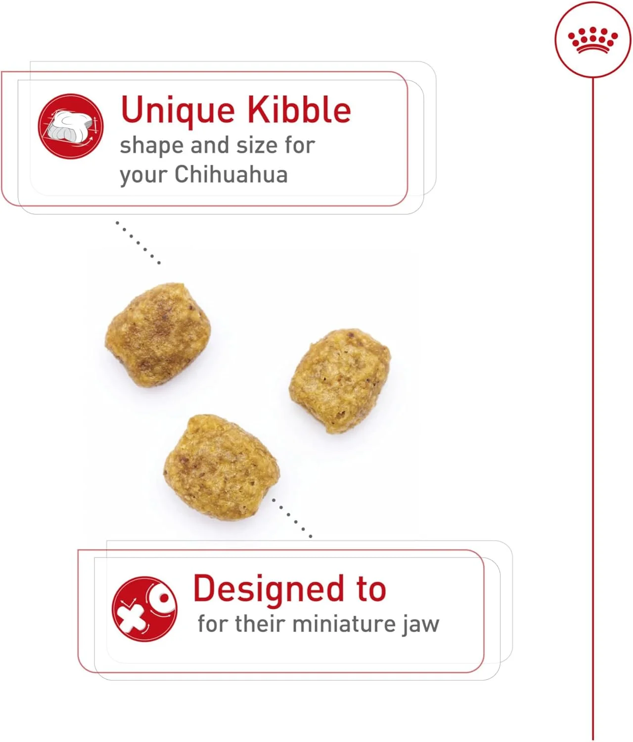 غذای خشک سگ بالغ نژاد چی‌واوا رویال کنین، کیسه ۱.۱ کیلوگرمی