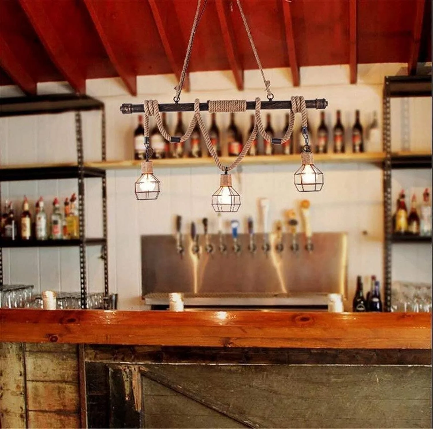 لوستر طنابی کنفی لوله آهنی وینتیج چندگانه قابل تنظیم چراغ های سقفی DIY چراغ آویز مدرن صنعتی 3 شاخه اصلی مناسب اتاق نشیمن، رستوران، بار و کافه لوستر طنابی کنفی لوله آهنی وینتیج چندگانه قابل تنظیم چراغ های سقفی DIY چراغ آویز مدرن صنعتی 3 شاخه اصلی مناسب اتاق نشیمن، رستوران، بار و کافه