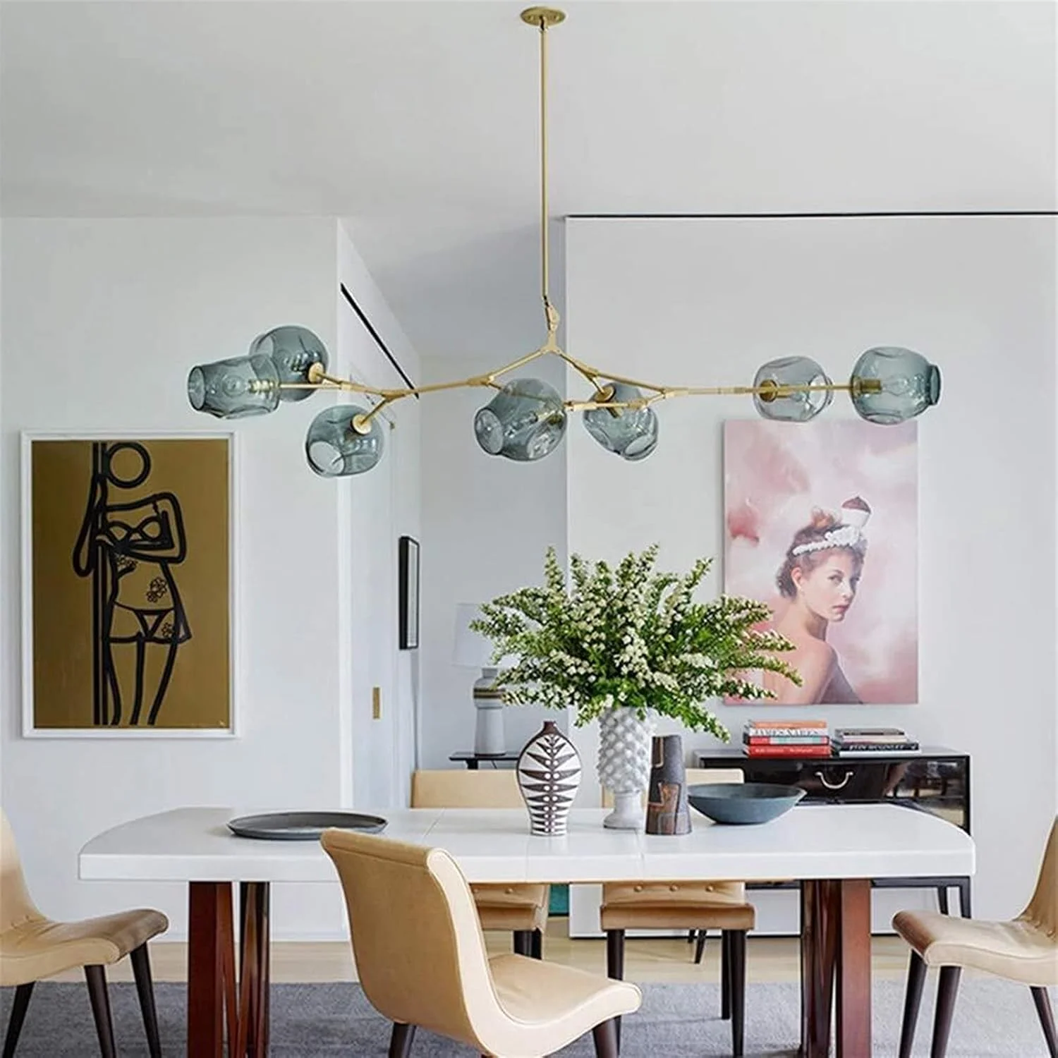 لوستر مدرن مینیمالیستی عالی با طراحی خلاقانه شیشه و آهن فرفورژه، سایز ۱۷۰cm*70cm*50cm، مناسب برای اتاق نشیمن، اتاق خواب، غذاخوری، مطالعه، راهرو، ویلا، ایوان با نور گرم لوستر مدرن مینیمالیستی عالی با طراحی خلاقانه شیشه و آهن فرفورژه، سایز ۱۷۰cm*70cm*50cm، مناسب برای اتاق نشیمن، اتاق خواب، غذاخوری، مطالعه، راهرو، ویلا، ایوان با نور گرم