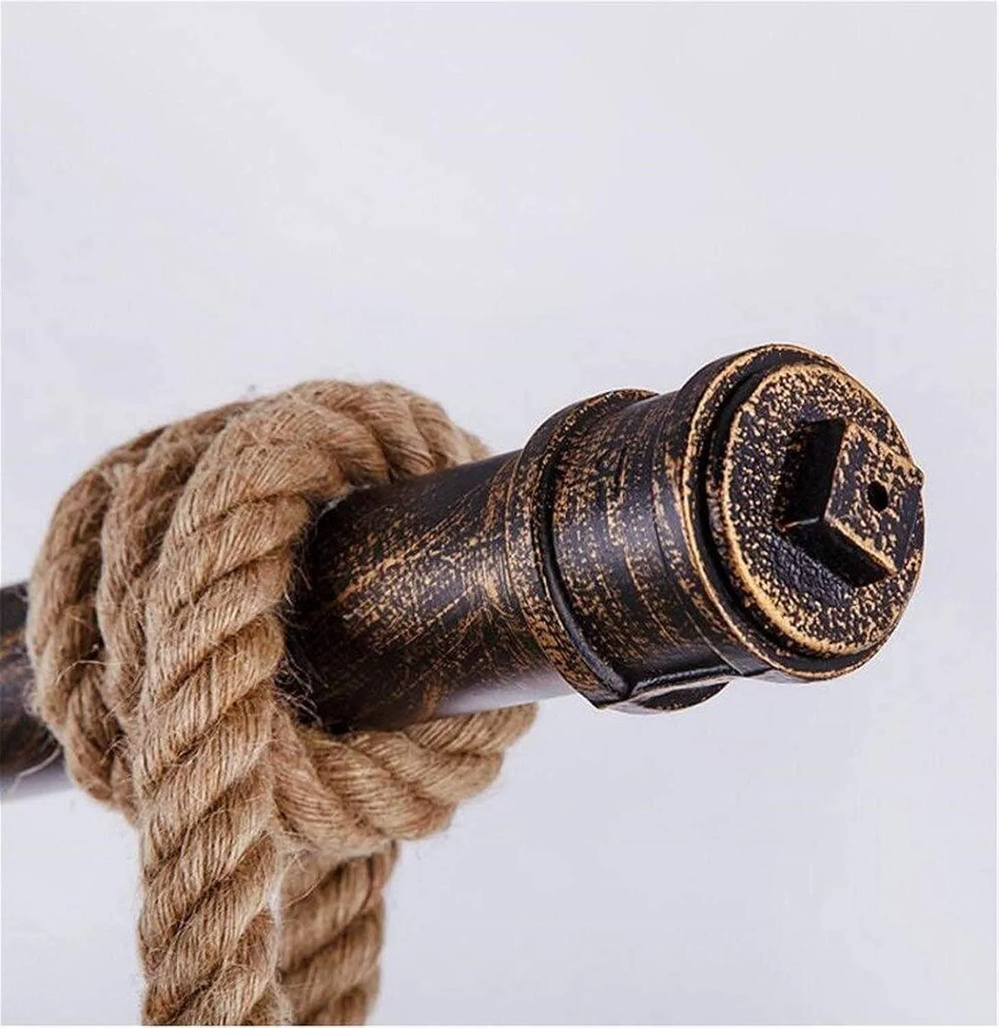 لوستر طنابی کنفی لوله آهنی وینتیج چندگانه قابل تنظیم چراغ های سقفی DIY چراغ آویز مدرن صنعتی 3 شاخه اصلی مناسب اتاق نشیمن، رستوران، بار و کافه لوستر طنابی کنفی لوله آهنی وینتیج چندگانه قابل تنظیم چراغ های سقفی DIY چراغ آویز مدرن صنعتی 3 شاخه اصلی مناسب اتاق نشیمن، رستوران، بار و کافه