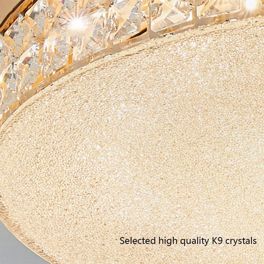 چراغ سقفی کریستالی لوکس نوردی، لوستر ال ای دی مدرن ساده، چراغ سقفی گرد اتاق خواب، روشنایی سقفی اتاق ناهار خوری گرم و رمانتیک چراغ سقفی کریستالی لوکس نوردی، لوستر ال ای دی مدرن ساده، چراغ سقفی گرد اتاق خواب، روشنایی سقفی اتاق ناهار خوری گرم و رمانتیک