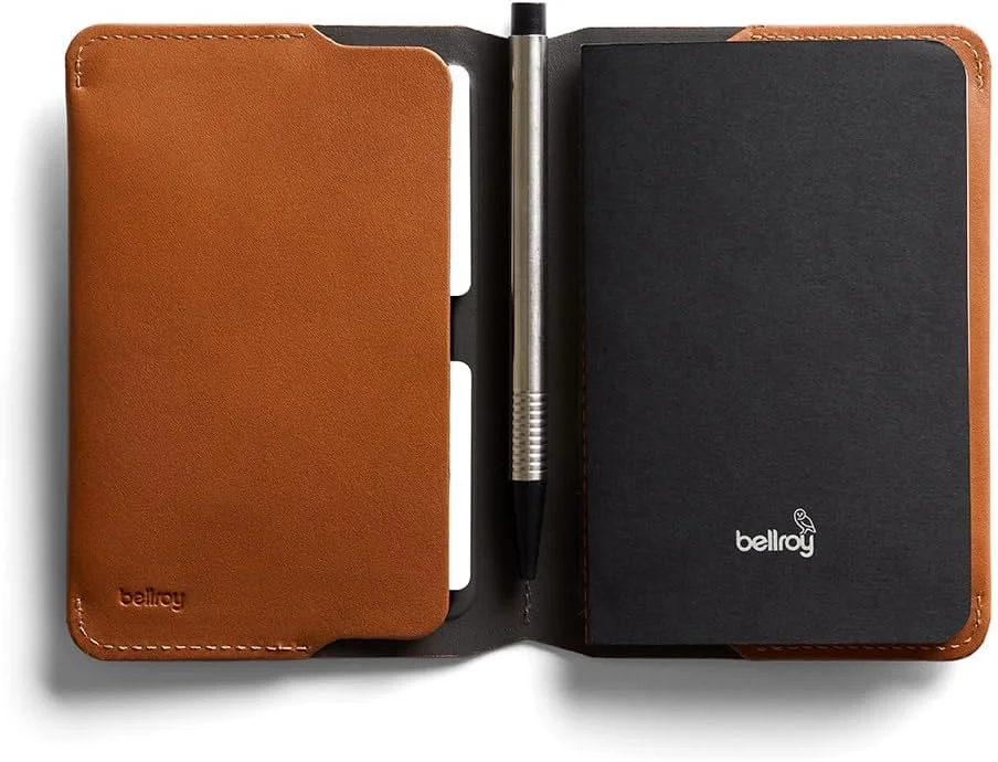 جلد دفترچه یادداشت Bellroy (کیف چرمی برای دفترچه یادداشت) - کاراملی