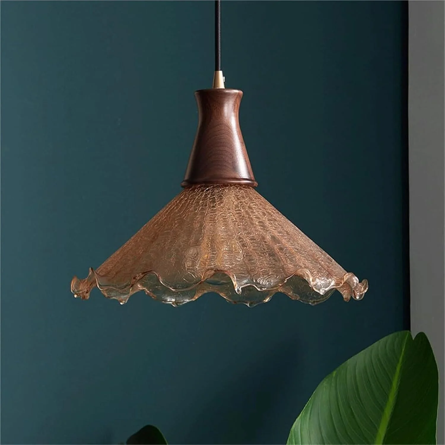 چراغ آویز شیشه ای به سبک آمریکایی رترو - چراغ سقفی با پایه E27 برای دکوراسیون اتاق خواب، اتاق مطالعه و رستوران چراغ آویز شیشه ای به سبک آمریکایی رترو - چراغ سقفی با پایه E27 برای دکوراسیون اتاق خواب، اتاق مطالعه و رستوران