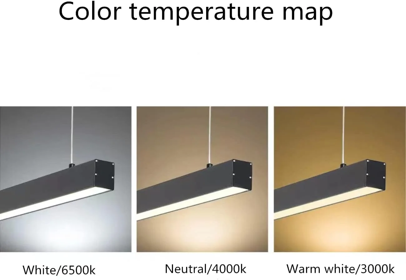 چراغ خطی ال ای دی 85 وات، چراغ آویز خطی مناسب برای دفتر کار، لوستر اداری، چراغ خطی ال ای دی سقفی، مناسب برای سوپرمارکت، مرکز خرید، راهروی مربع (سفید/6500) چراغ خطی ال ای دی 85 وات، چراغ آویز خطی مناسب برای دفتر کار، لوستر اداری، چراغ خطی ال ای دی سقفی، مناسب برای سوپرمارکت، مرکز خرید، راهروی مربع (سفید/6500)