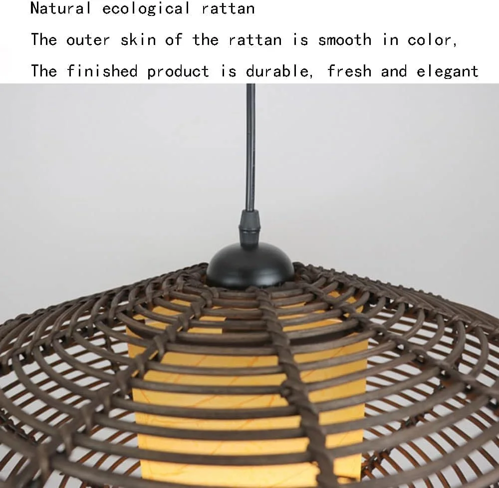 آباژور قفس حصیری چراغ آویز دست ساز به سبک آسیای جنوب شرقی لوستر بافته قهوه ای پایه چراغ های سقفی حصیری رستوران، لوستر آباژور قفس حصیری چراغ آویز دست ساز به سبک آسیای جنوب شرقی لوستر بافته قهوه ای پایه چراغ های سقفی حصیری رستوران، لوستر