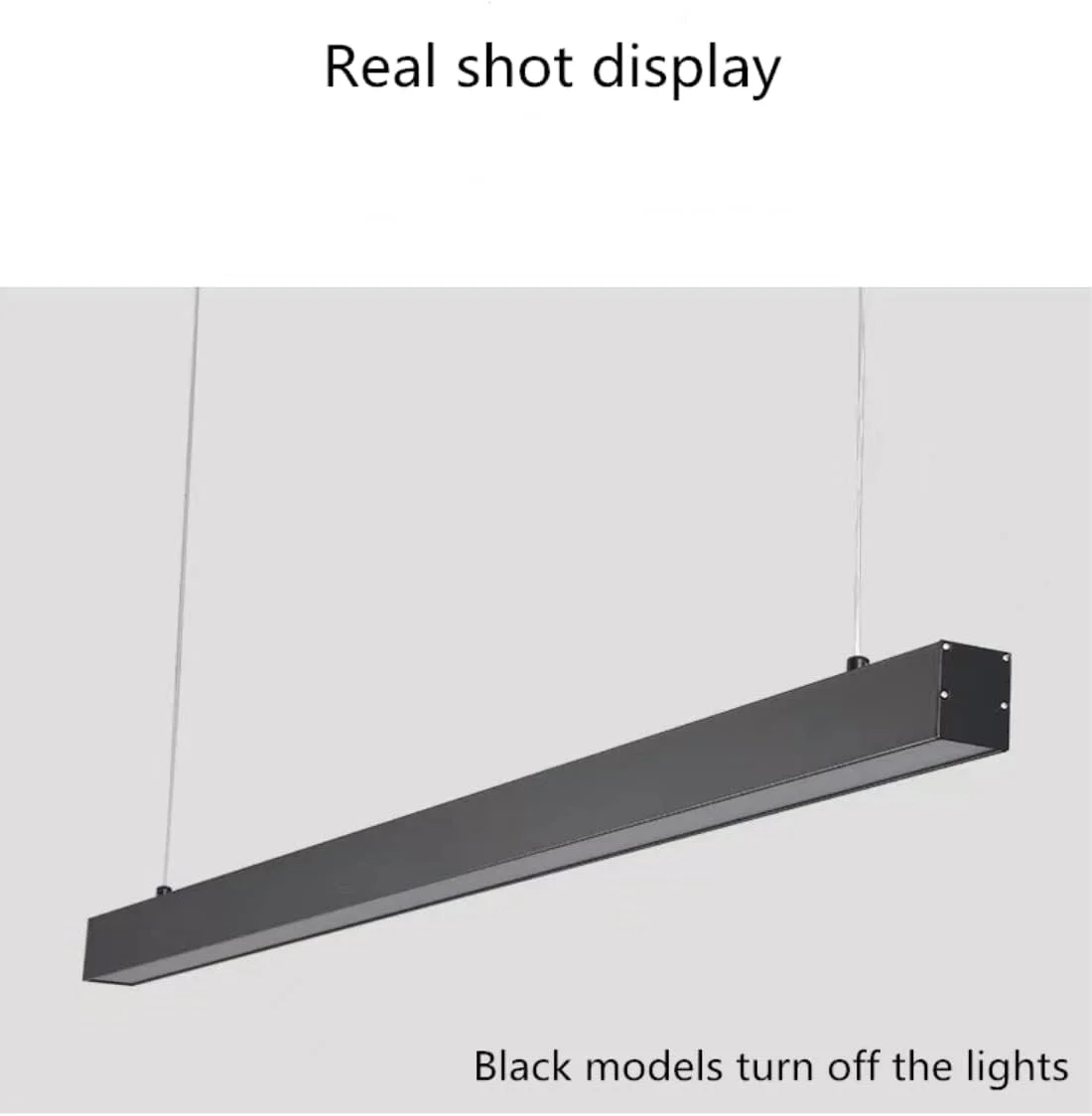 چراغ خطی ال ای دی 85 وات، چراغ آویز خطی مناسب برای دفتر کار، لوستر اداری، چراغ خطی ال ای دی سقفی، مناسب برای سوپرمارکت، مرکز خرید، راهروی مربع (سفید/6500) چراغ خطی ال ای دی 85 وات، چراغ آویز خطی مناسب برای دفتر کار، لوستر اداری، چراغ خطی ال ای دی سقفی، مناسب برای سوپرمارکت، مرکز خرید، راهروی مربع (سفید/6500)