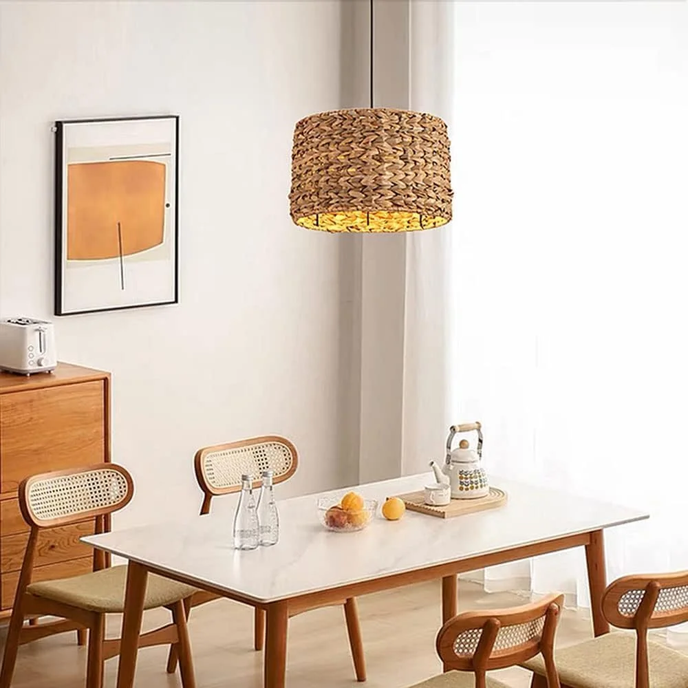 چراغ آویز توخالی، آباژور قفس حصیری، لوسترهای فلزی سبدی به سبک وینتیج با سیم قابل تنظیم، چراغ آویز سقفی طرح لانه پرنده، لوستر چراغ آویز توخالی، آباژور قفس حصیری، لوسترهای فلزی سبدی به سبک وینتیج با سیم قابل تنظیم، چراغ آویز سقفی طرح لانه پرنده، لوستر