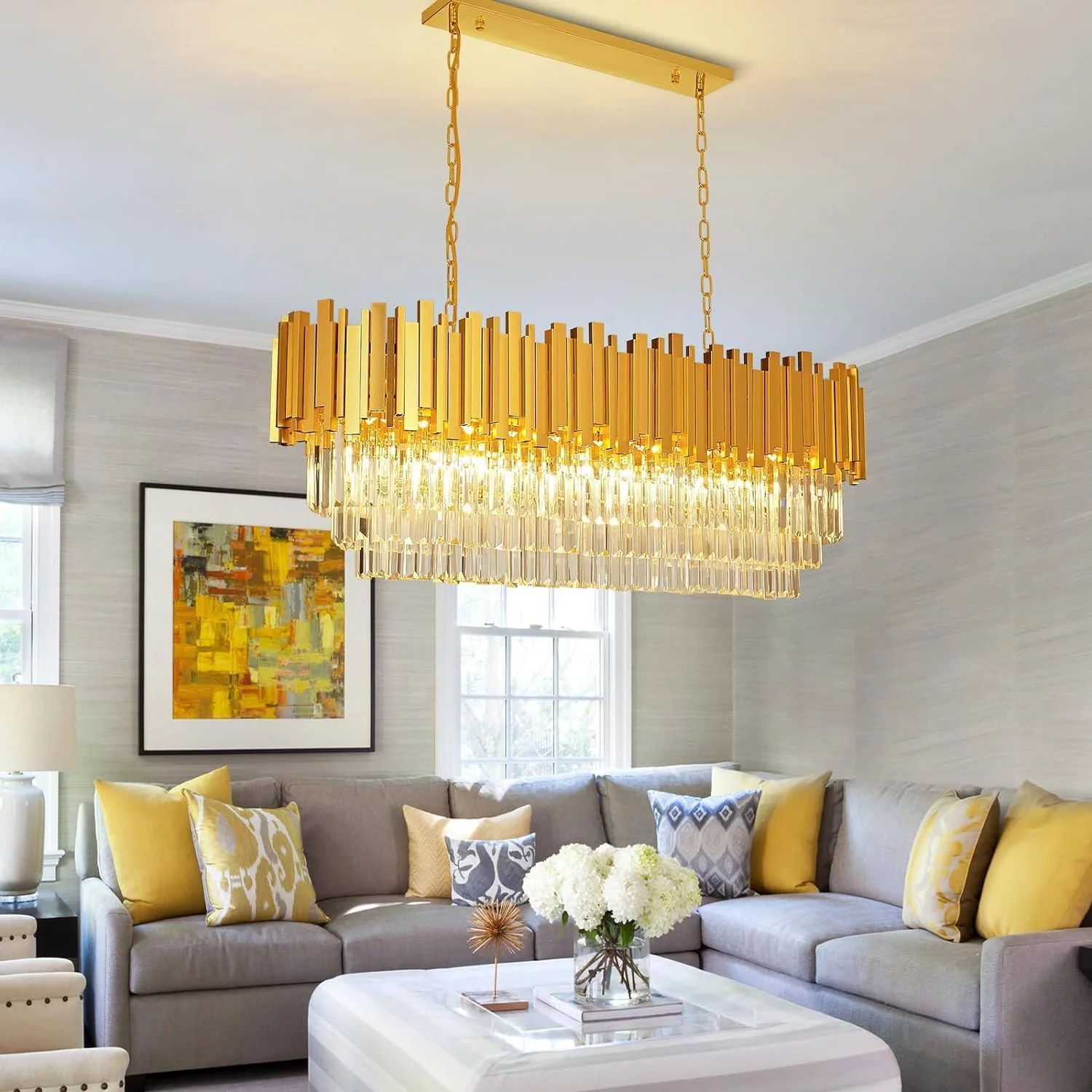 لوستر کریستالی مدرن A F N LIGHTINGS برای اتاق ناهارخوری، لوستر طلایی لوکس 10 شاخه، لوستر جزیره آشپزخانه معاصر، چراغ های آویز سقفی بیضی شکل برای اتاق نشیمن، سرسرا، راهرو لوستر کریستالی مدرن A F N LIGHTINGS برای اتاق ناهارخوری، لوستر طلایی لوکس 10 شاخه، لوستر جزیره آشپزخانه معاصر، چراغ های آویز سقفی بیضی شکل برای اتاق نشیمن، سرسرا، راهرو