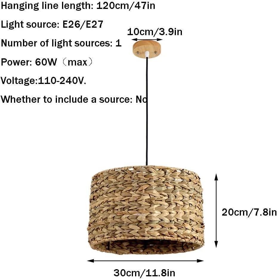 چراغ آویز توخالی، آباژور قفس حصیری، لوسترهای فلزی سبدی به سبک وینتیج با سیم قابل تنظیم، چراغ آویز سقفی طرح لانه پرنده، لوستر چراغ آویز توخالی، آباژور قفس حصیری، لوسترهای فلزی سبدی به سبک وینتیج با سیم قابل تنظیم، چراغ آویز سقفی طرح لانه پرنده، لوستر