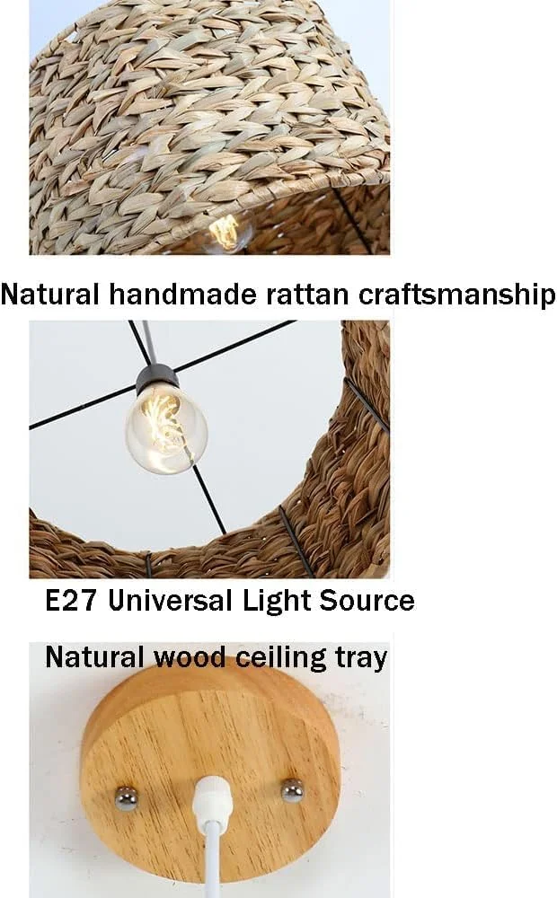 چراغ آویز توخالی، آباژور قفس حصیری، لوسترهای فلزی سبدی به سبک وینتیج با سیم قابل تنظیم، چراغ آویز سقفی طرح لانه پرنده، لوستر چراغ آویز توخالی، آباژور قفس حصیری، لوسترهای فلزی سبدی به سبک وینتیج با سیم قابل تنظیم، چراغ آویز سقفی طرح لانه پرنده، لوستر