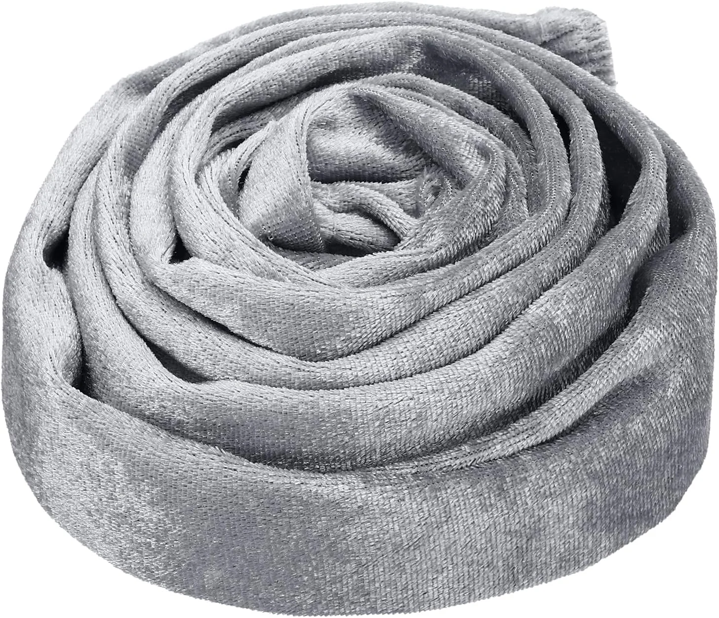 روکش زنجیر لوستر پاتیکیل، 5 سانتی‌متری، 1 عدد روکش زنجیر پارچه‌ای مخملی برای لوستر، زنجیر تاب، کابل، خاکستری