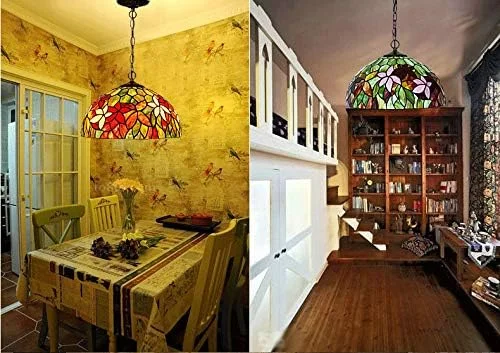 چراغ سقفی تیفانی، چراغ سقفی 40 سانتی متری، آباژور به سبک ویکتوریایی، چراغ آویز دیواری شیشه ای رنگی برای اتاق خواب، اتاق نشیمن، جزیره آشپزخانه چراغ سقفی تیفانی، چراغ سقفی 40 سانتی متری، آباژور به سبک ویکتوریایی، چراغ آویز دیواری شیشه ای رنگی برای اتاق خواب، اتاق نشیمن، جزیره آشپزخانه