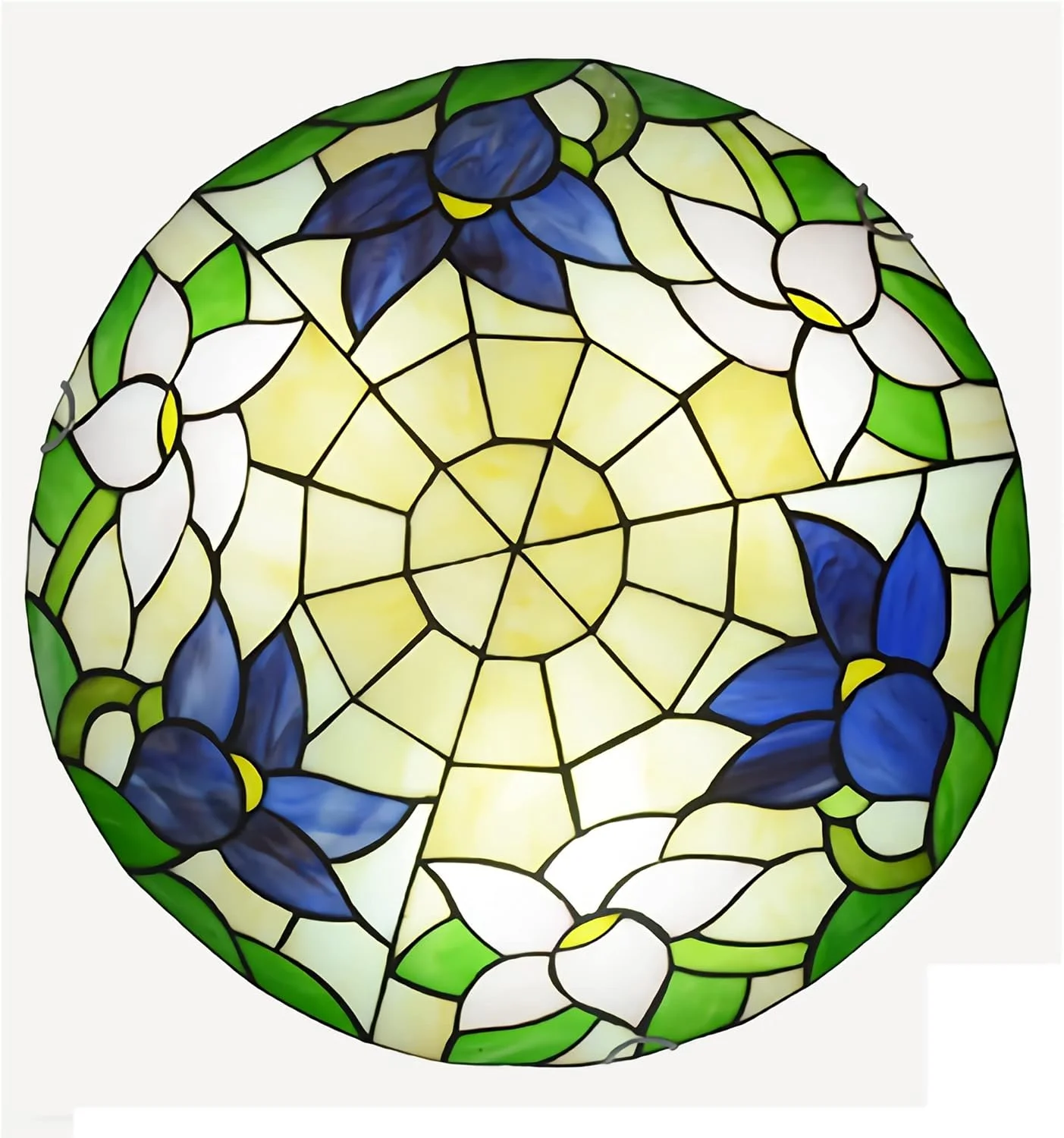 چراغ سقفی به سبک تیفانی، نصب سطحی، 30/40 سانتی متر، چراغ های شیشه ای رنگی دست ساز قدیمی برای دکور اتاق نشیمن، اتاق خواب، سالن غذاخوری، راهرو، لافت، DX28، 40x10cm چراغ سقفی به سبک تیفانی، نصب سطحی، 30/40 سانتی متر، چراغ های شیشه ای رنگی دست ساز قدیمی برای دکور اتاق نشیمن، اتاق خواب، سالن غذاخوری، راهرو، لافت، DX28، 40x10cm