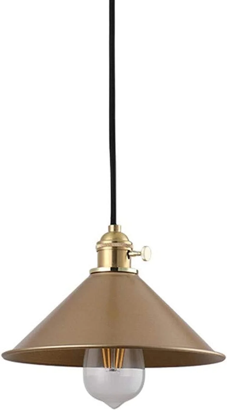 لوستر آهنی طلایی، لوستر مدرن به سبک صنعتی، لوستر بار، لوستر رستوران، ویترین فروشگاه، 22CM * 14CM، زینت بخش زندگی