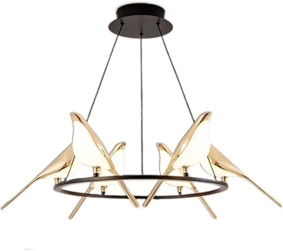 ZKSKOX Hanging Lamp Minimalist Style Dining Room Chandelier Simple Modern Atmosphere Creative Living Room Bedroom