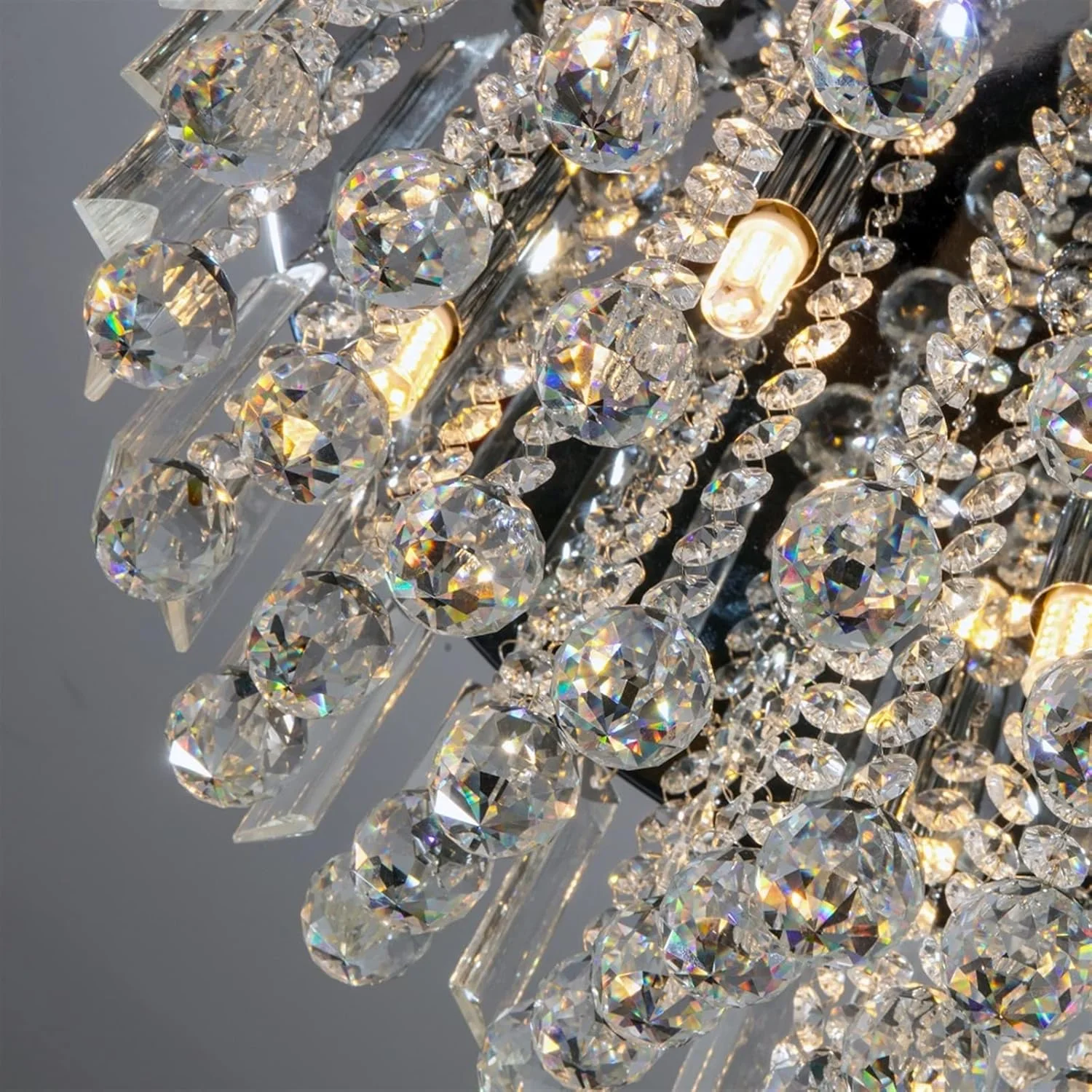 لوستر آویز ZKSKOX، لوستر خلاقانه پست مدرن برای اتاق نشیمن، لوستر گوی شیشه ای قاصدک با طراحی ساده و خاص