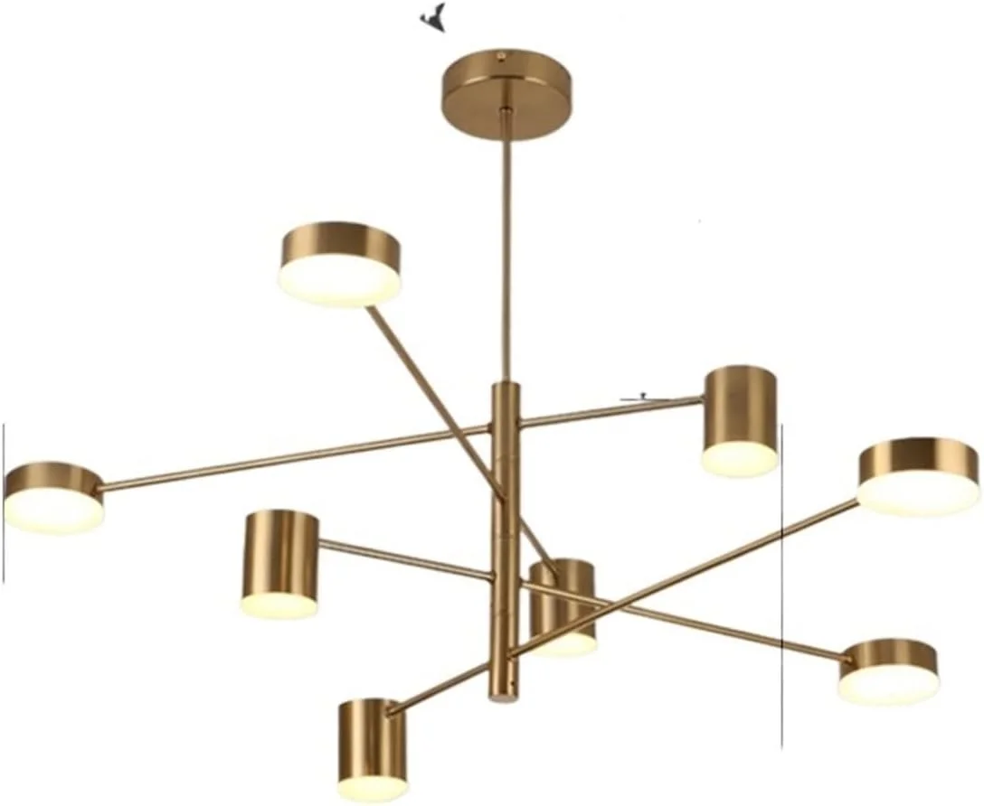 لوستر آویز ZKSKOX، لوستر کریستالی مدرن گرد، مناسب اتاق ناهارخوری، اتاق نشیمن و اتاق خواب