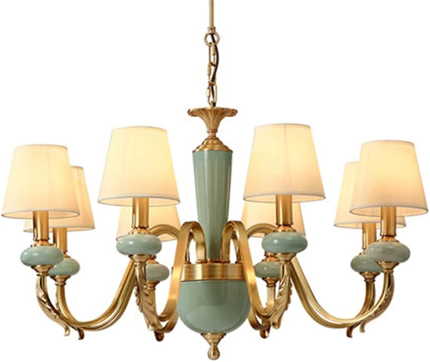 لوستر آویز راه پله گرد ZKSKOX، لوستر دوبلکس ساده، لوستر ویلایی درجه یک، چراغ لوکس کریستالی