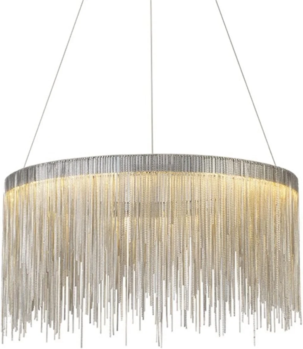 لوستر آویز ZKSKOX برای اتاق نشیمن، اتاق غذاخوری، آشپزخانه، لوستر گرد، روشنایی داخلی