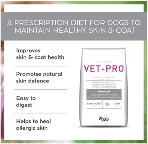 غذای خشک سگ بالغ Drools Vet Pro Skin and Coat با طعم غذاهای دریایی 3 کیلوگرمی، برای پوست و موی سالم، بسته 1 عددی