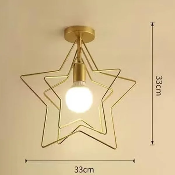 چراغ سقفی آهنی چند ستارهای خلاقانه و قدیمی رافین - چراغ آویز رترو برای اتاق نشیمن، اتاق خواب، بالکن و ورودی چراغ سقفی آهنی چند ستارهای خلاقانه و قدیمی رافین - چراغ آویز رترو برای اتاق نشیمن، اتاق خواب، بالکن و ورودی