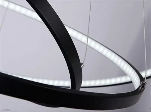 چراغ های LED اتاق نشیمن لوستر گرد حلقه ای آلومینیومی 3 حلقه چراغ آویز دیمر خور مناسب برای روشنایی اتاق نشیمن، رستوران، آشپزخانه، راهرو، 60 وات 60+40+20 سانتی متر چراغ های LED اتاق نشیمن لوستر گرد حلقه ای آلومینیومی 3 حلقه چراغ آویز دیمر خور مناسب برای روشنایی اتاق نشیمن، رستوران، آشپزخانه، راهرو، 60 وات 60+40+20 سانتی متر