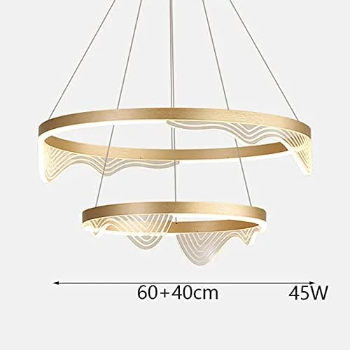 لوستر حلقه ای مدرن LED دیمر دار، چراغ های آویز ساده مناسب رستوران، لوستر مدرن اتاق نشیمن، شکل گرد، کنترل از راه دور، آویز L لوستر حلقه ای مدرن LED دیمر دار، چراغ های آویز ساده مناسب رستوران، لوستر مدرن اتاق نشیمن، شکل گرد، کنترل از راه دور، آویز L