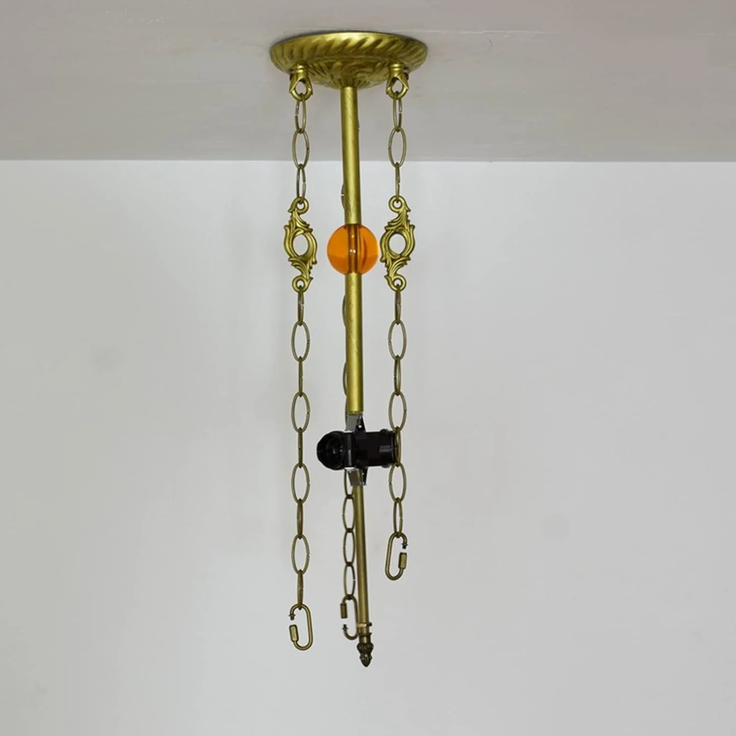 لوستر آویز سقفی بزرگ GPERSGU، سبک روستایی، لوستر انگور رترو با سایه شیشه ای رنگی برای خانه، اتاق نشیمن، رستوران، بار، هتل