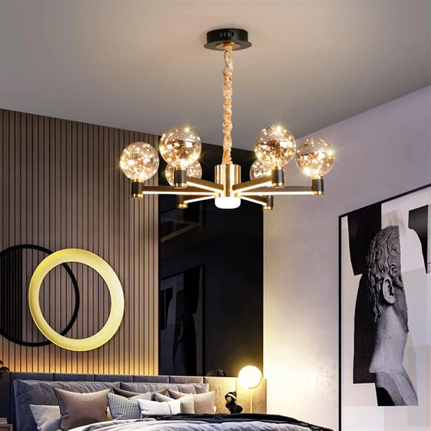 چراغ سقفی ZKSKOX، لوستر ال ای دی سقفی، مناسب اتاق نشیمن، اتاق خواب، میز ناهارخوری، دکوراسیون منزل، روشنایی داخلی چراغ سقفی ZKSKOX، لوستر ال ای دی سقفی، مناسب اتاق نشیمن، اتاق خواب، میز ناهارخوری، دکوراسیون منزل، روشنایی داخلی