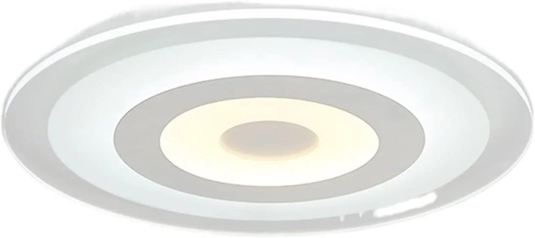 چراغ سقفی YYVVBBF، چراغ سقفی ال ای دی با کنترل از راه دور، لوستر گرد برای اتاق نشیمن، اتاق خواب، اتاق غذاخوری، آشپزخانه، طراحی ساده