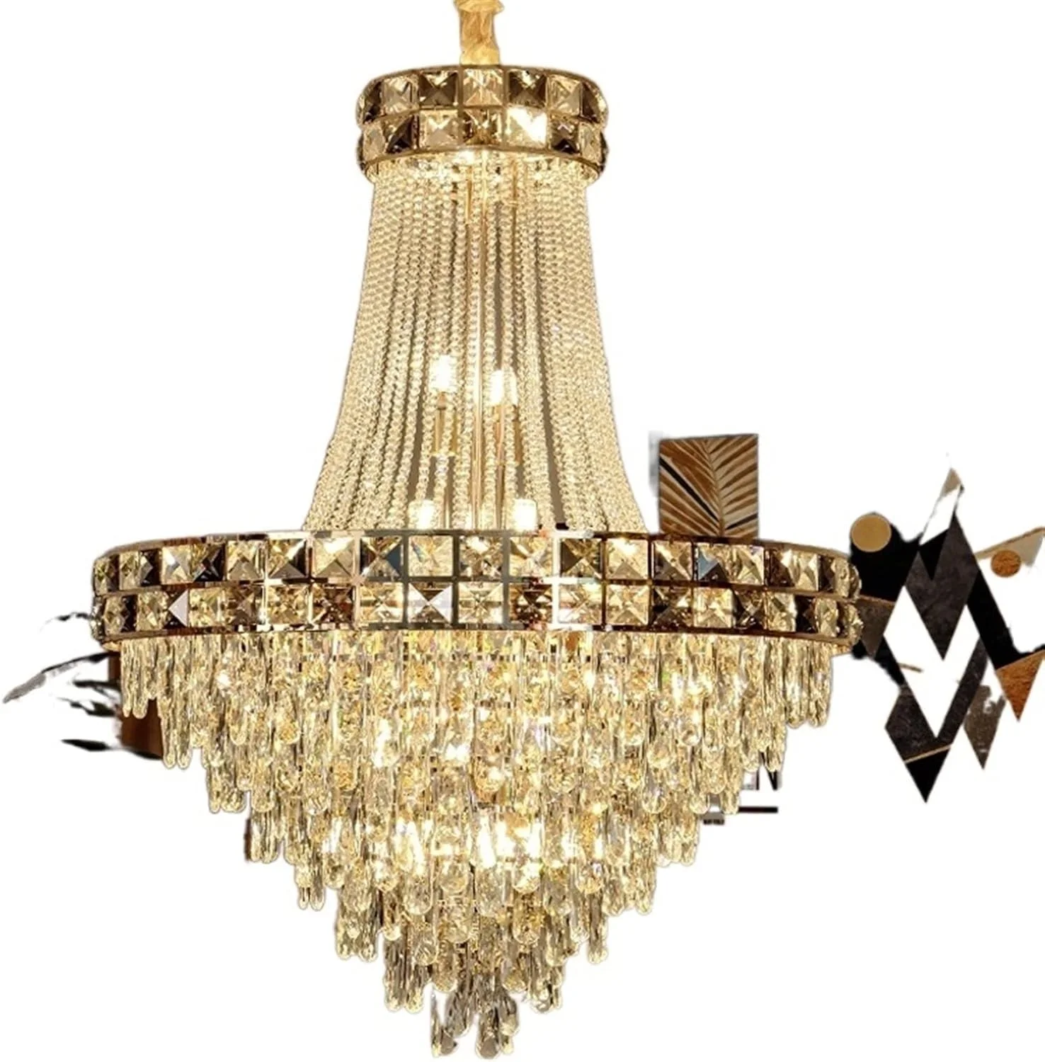 چراغ آویز YYVVBBF لوستر کریستالی چراغ های جلو اتاق نشیمن نورپردازی فضای ساده در اتاق خواب اتاق غذاخوری