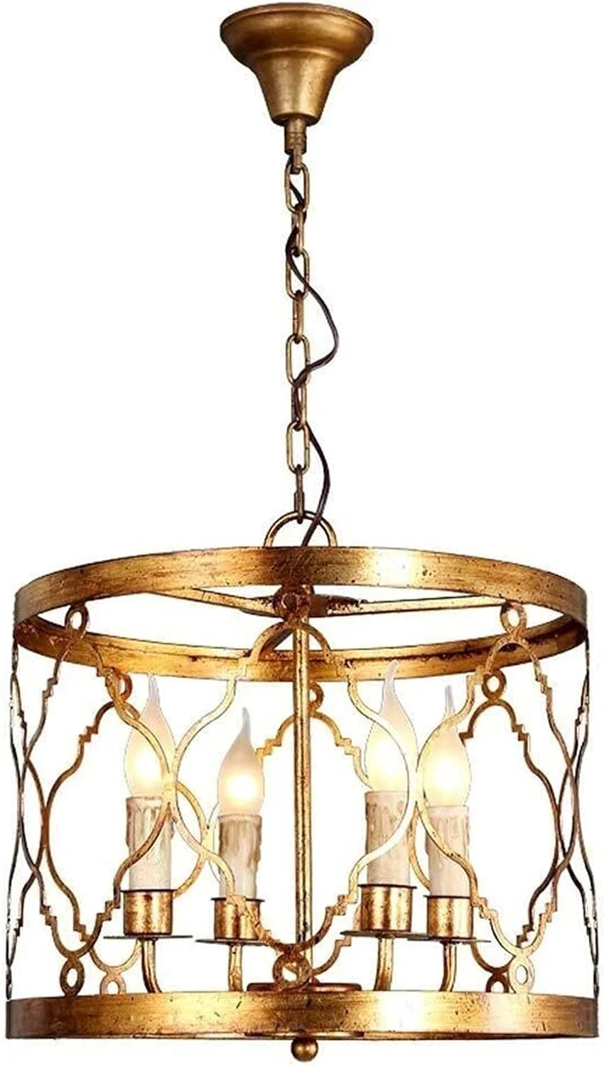 چراغ ال ای دی فرفورژه توخالی با طرح خاص و ورق طلای قدیمی، قطر 407 * ارتفاع 371 میلی متر، زیبا و خوش ساخت چراغ ال ای دی فرفورژه توخالی با طرح خاص و ورق طلای قدیمی، قطر 407 * ارتفاع 371 میلی متر، زیبا و خوش ساخت