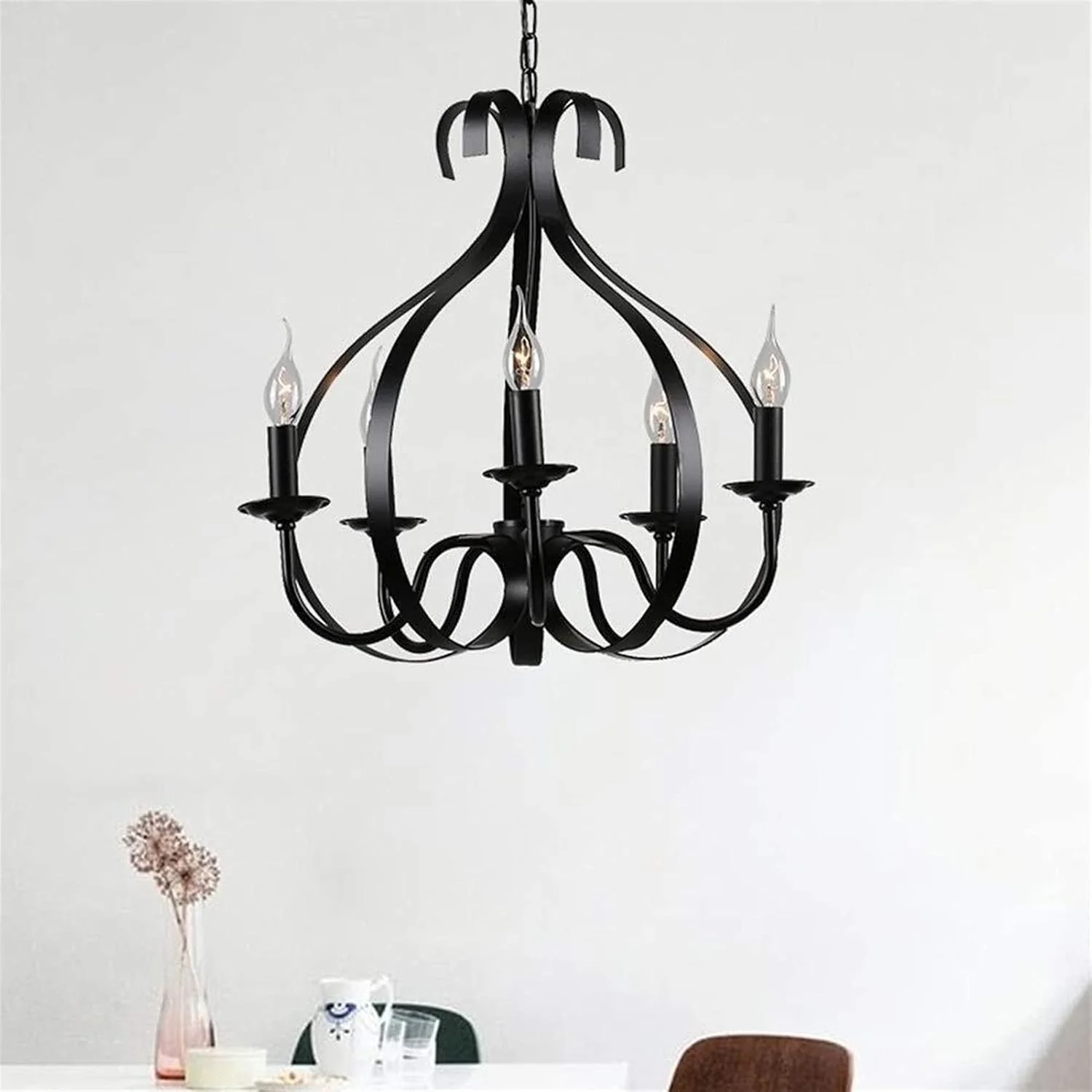 چراغ سقفی مشکی فرفورژه با کیفیت ساخت عالی، مناسب رستوران، سایز 50M*50Cm، روشنایی لامپ، مناسب کافه، بار، ایوان، رستوران، اتاق خواب، مطالعه، اتاق نشیمن، زیبا چراغ سقفی مشکی فرفورژه با کیفیت ساخت عالی، مناسب رستوران، سایز 50M*50Cm، روشنایی لامپ، مناسب کافه، بار، ایوان، رستوران، اتاق خواب، مطالعه، اتاق نشیمن، زیبا