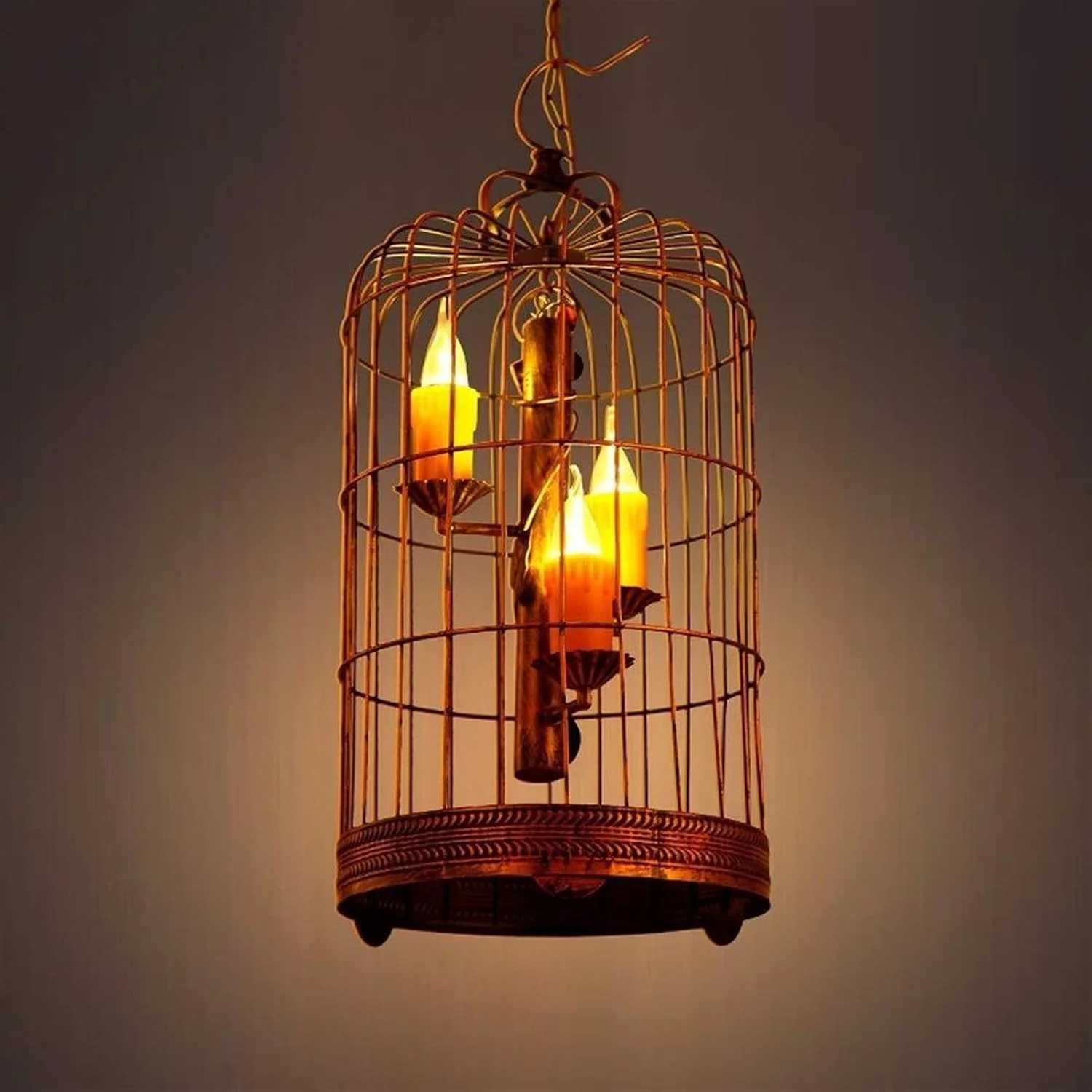 لوستر سه شاخه اتاق نشیمن طرح وینتیج، قفس پرنده، روشنایی هنری، دکور اتاق، فلز آهن، سرپیچ E14، ادیسون، ویلا، بار، چراغ آویز، باغ، بالکن، ایوان، چراغ سقفی لوستر سه شاخه اتاق نشیمن طرح وینتیج، قفس پرنده، روشنایی هنری، دکور اتاق، فلز آهن، سرپیچ E14، ادیسون، ویلا، بار، چراغ آویز، باغ، بالکن، ایوان، چراغ سقفی