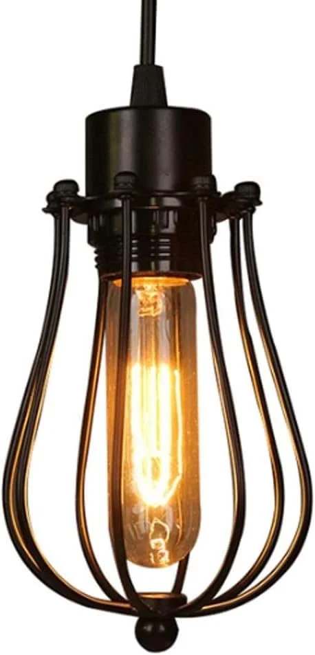 لوستر آویز قفسه ای وینتیج مناسب اتاق غذاخوری، اتاق خواب، روشنایی آویز، لامپ هنری آهنی وینتیج برای منزل، لوستر لوستر آویز قفسه ای وینتیج مناسب اتاق غذاخوری، اتاق خواب، روشنایی آویز، لامپ هنری آهنی وینتیج برای منزل، لوستر