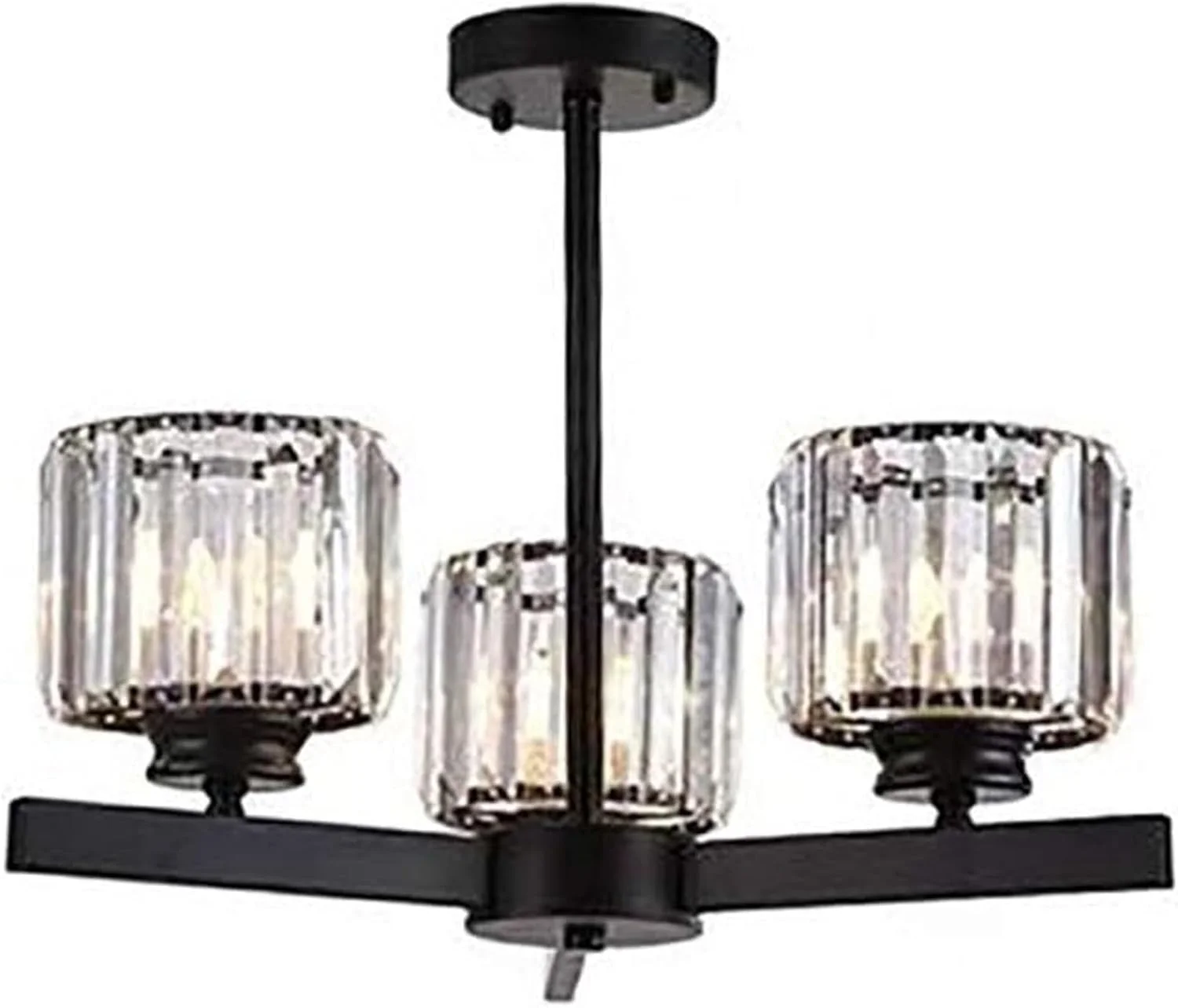 لوستر کریستالی وینتیج، چراغ آویز سقفی آهنی برای دکوراسیون خانه روستایی، میز ناهارخوری و اتاق نشیمن لوستر کریستالی وینتیج، چراغ آویز سقفی آهنی برای دکوراسیون خانه روستایی، میز ناهارخوری و اتاق نشیمن