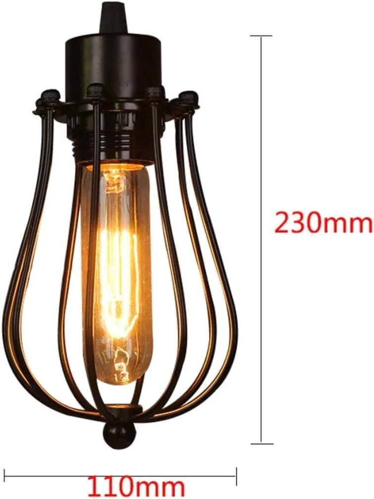 لوستر آویز قفسه ای وینتیج مناسب اتاق غذاخوری، اتاق خواب، روشنایی آویز، لامپ هنری آهنی وینتیج برای منزل، لوستر لوستر آویز قفسه ای وینتیج مناسب اتاق غذاخوری، اتاق خواب، روشنایی آویز، لامپ هنری آهنی وینتیج برای منزل، لوستر