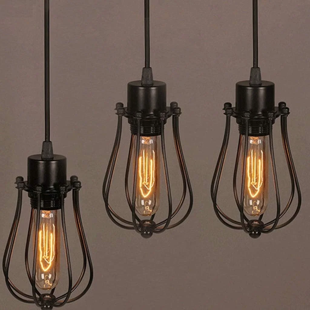 لوستر آویز قفسه ای وینتیج مناسب اتاق غذاخوری، اتاق خواب، روشنایی آویز، لامپ هنری آهنی وینتیج برای منزل، لوستر لوستر آویز قفسه ای وینتیج مناسب اتاق غذاخوری، اتاق خواب، روشنایی آویز، لامپ هنری آهنی وینتیج برای منزل، لوستر