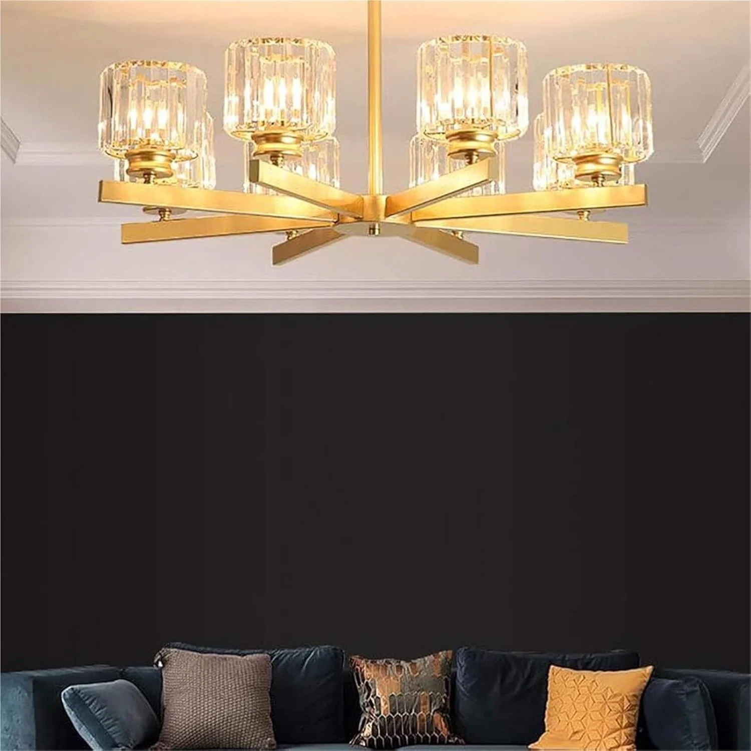 لوستر کریستالی وینتیج، چراغ آویز سقفی آهنی برای دکوراسیون خانه های روستایی، میز ناهارخوری و اتاق نشیمن لوستر کریستالی وینتیج، چراغ آویز سقفی آهنی برای دکوراسیون خانه های روستایی، میز ناهارخوری و اتاق نشیمن