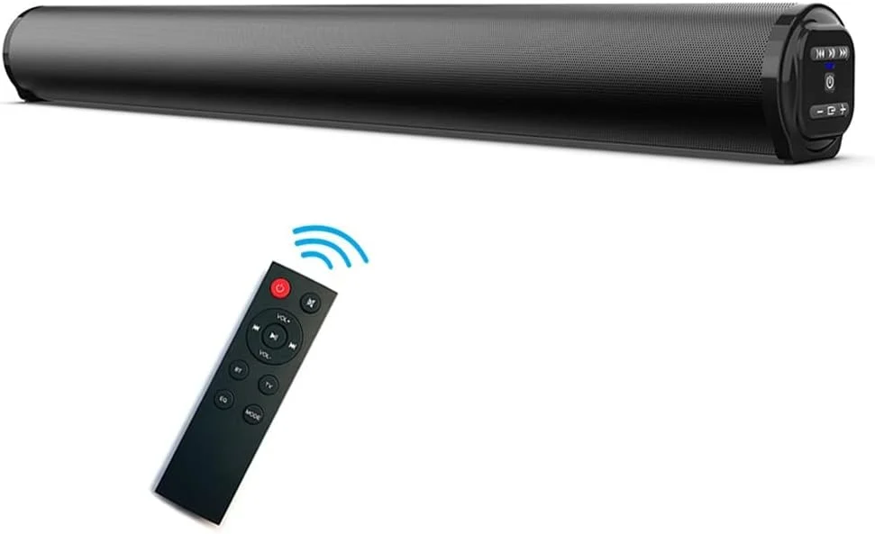 مینی ساندبار استریو قابل حمل با پشتیبانی از رادیو FM به همراه کنترل از راه دور برای کامپیوتر/تلفن هوشمند مینی ساندبار استریو قابل حمل با پشتیبانی از رادیو FM به همراه کنترل از راه دور برای کامپیوتر/تلفن هوشمند